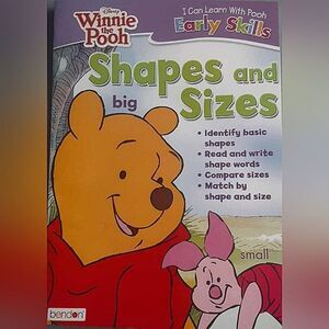 New Winnie the Pooh Shapes and Sizes Workbook